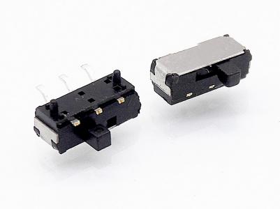 Mini Slide Switch, 9.0 × 3.5 × 3.5mm, SPDT SMD mitsivalana KLS7-MSS-1245S
